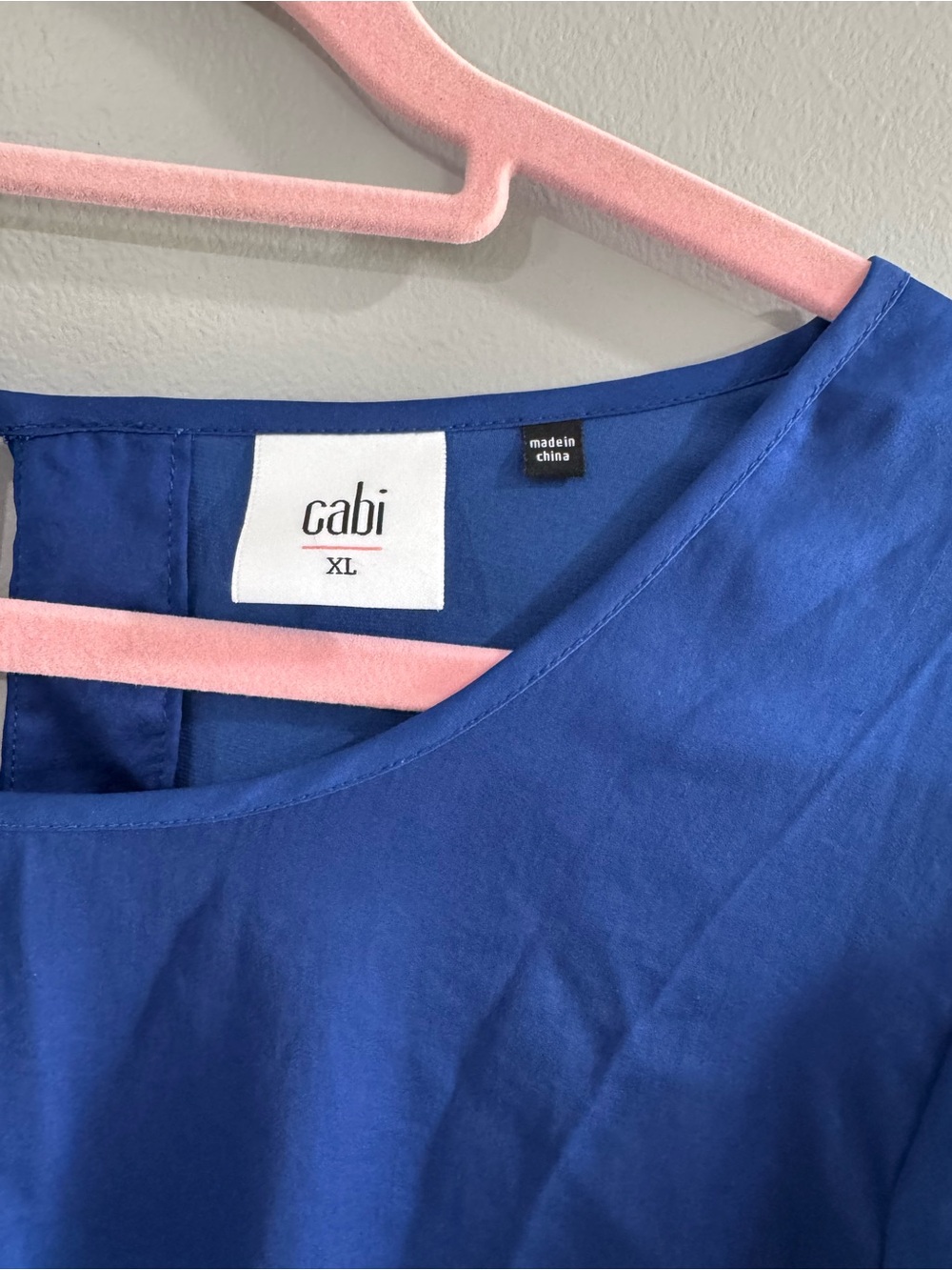 CAbi Sapphire Blue Ruffle Sleeve Blouse - Picture 5 of 6